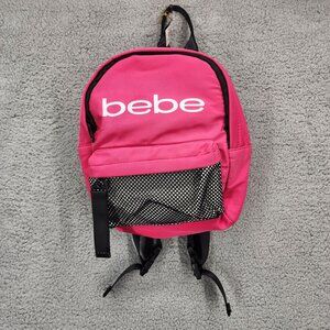 Bebe Melodia Mini Backpack With Mask Hot Pink/White‎ Logo